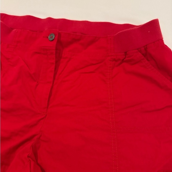 Chico’s cargo shorts Red Chicos Size 3 = size 16 - Picture 3 of 10